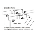 SOCA - Dead Bolt Lock (For Glass Door Type) With door position detection output (N.O./ N.C.)