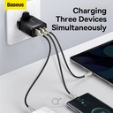 BASEUS MOBILE PHONE CHARGER BLACK