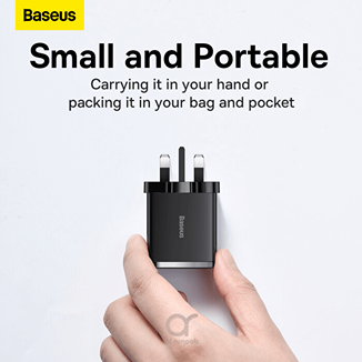 BASEUS MOBILE PHONE CHARGER BLACK