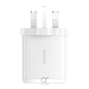 BASEUS MOBILE PHONE CHARGER WHITE
