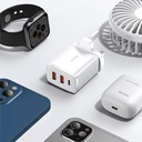 BASEUS MOBILE PHONE CHARGER WHITE