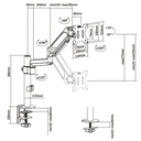 Equip - 13"-32" MONITOR DESK MOUNT BRACKET