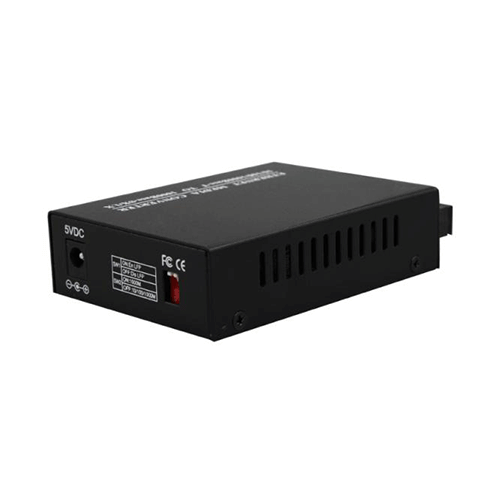 Sopto - Media Converter 1 Fiber Port 1 UTP Port 10/100/1000M 1310nm MM 2km 1×9 SC Interface Commercial Temperature External Power Supply 220V AC