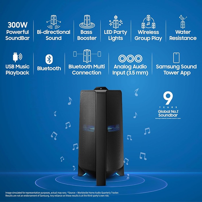 300W Sound Tower