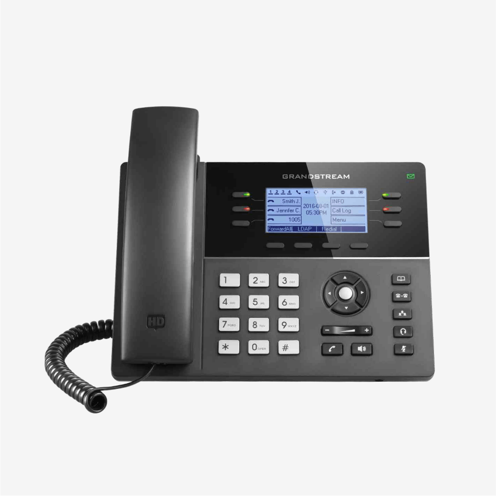 [GXP1760W] Grandstream 6-Line 5-Way Conferencing WiFi-Enabled Mid-Range PoE IP Phone