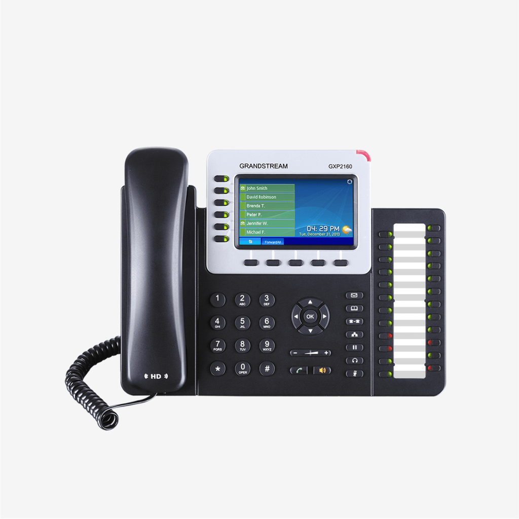 [GXP2160] Grandstream 6-Line Gigabit 5-Way Conferencing Enterprise Gigabit PoE IP Phone