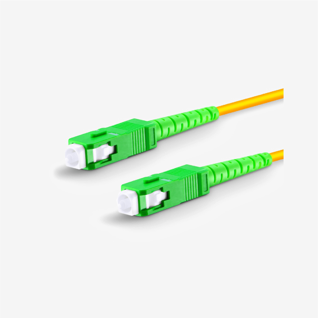 SC/APC to SC/APC Single Mode Simplex Fiber Patch Cord 3.0mm 3m