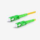 SC/APC to SC/APC Single Mode Simplex Fiber Patch Cord 3.0mm 3m