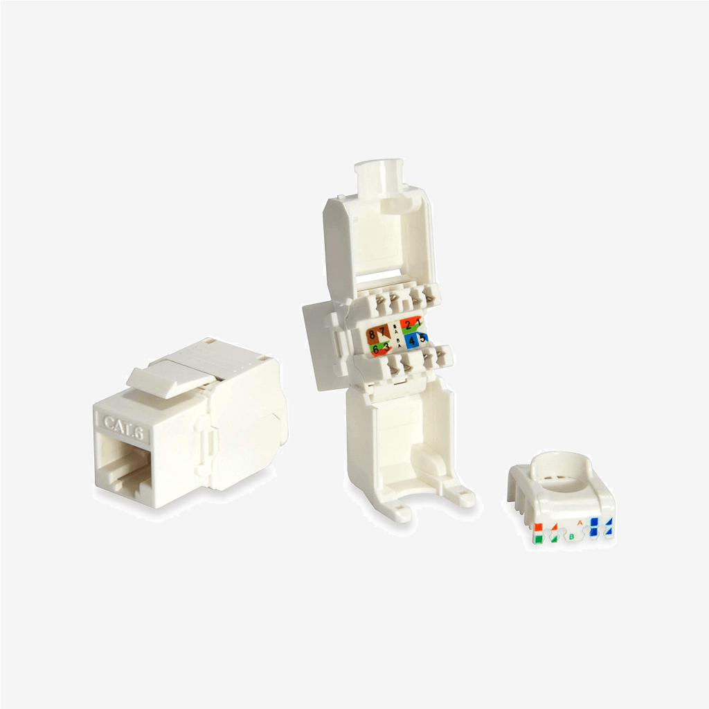[769216] Equip Cat6 Unshielded Keystone Jack Toolfree LSA