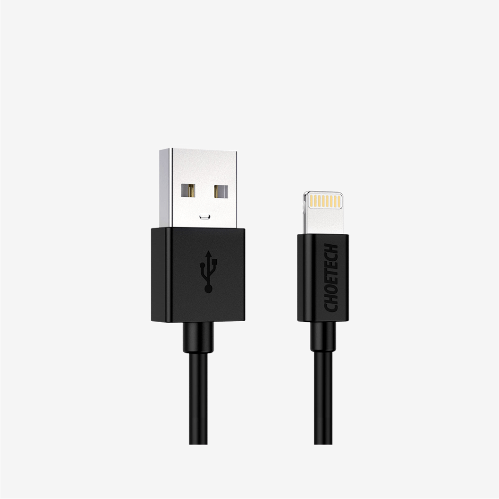 [IP0027-BK] Choetech USB-A to Lightning iPhone Cable 1.8M Black