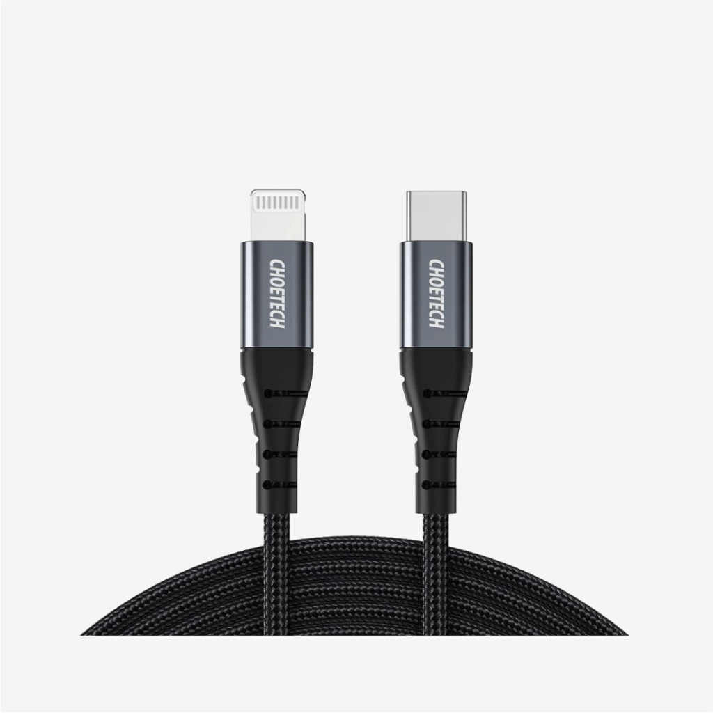 Choetech USB Type C to Lightning Premium Nylon Braided Cable 2M