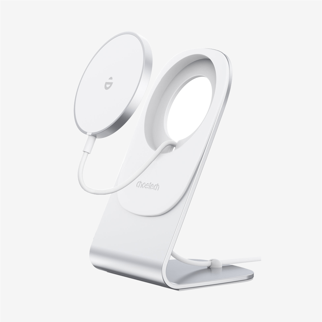 [T517+H047] Choetech 15W Magnetic Fast Wireless Charging Stand Holder for iPhone 12