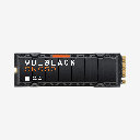 WD Black SN850 1TB M.2 NVMe (PCIe Gen4 x4) SSD (With Heatsink) Read 7000MB/s
