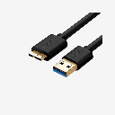 Ugreen USB 3.0 A to Micro USB 3.0 Hard Drive HDD Data Cable 0.5m (Black)