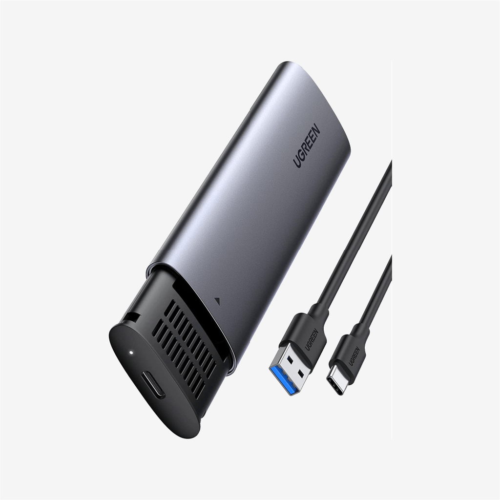 [10903] Ugreen M.2 NGFF/SATA 5Gbps SSD Enclosure USB-C to A Cable 50cm
