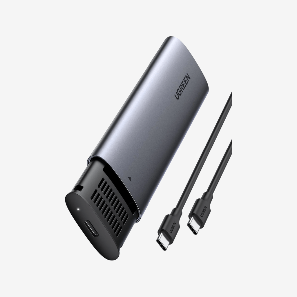 [10902] Ugreen M.2 NVME/PCIe 10Gbps SSD Enclosure USB-C TO USB-C Cable 50cm