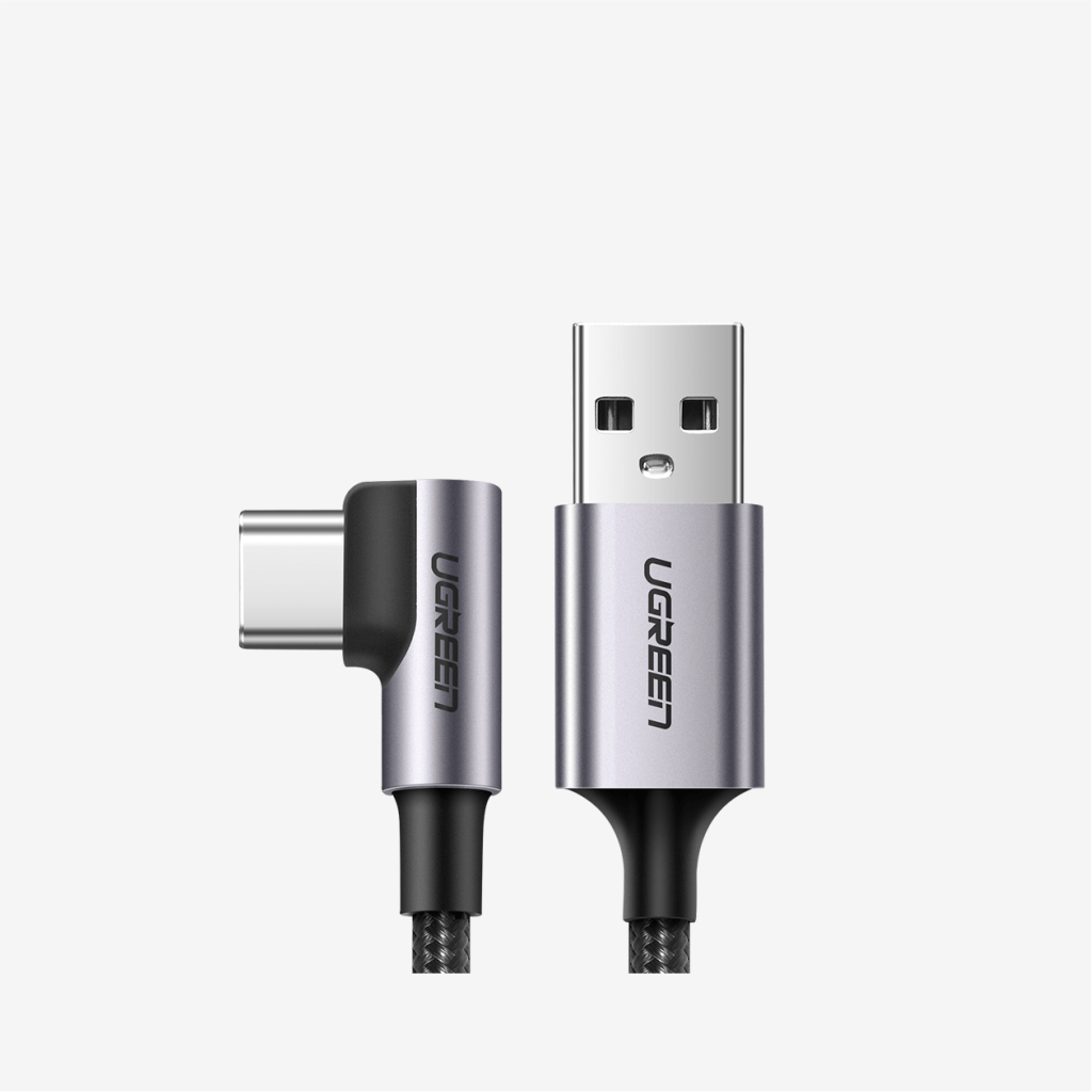 [50942] Ugreen USB A to USB Type C Fast Charge Cable Angled 2m