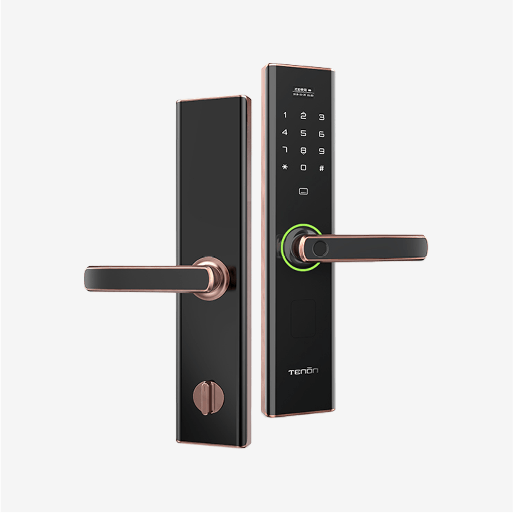 [E5] Tenon E5 Keyless Entry Electronic Fingerprint Touchpad Smart Lever Lock