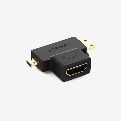 Ugreen Micro HDMI + Mini HDMI Male To HDMI Female Adapter