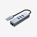 Unitek uHUB Q4+ 4-in-1 USB-A and Ethernet Hub