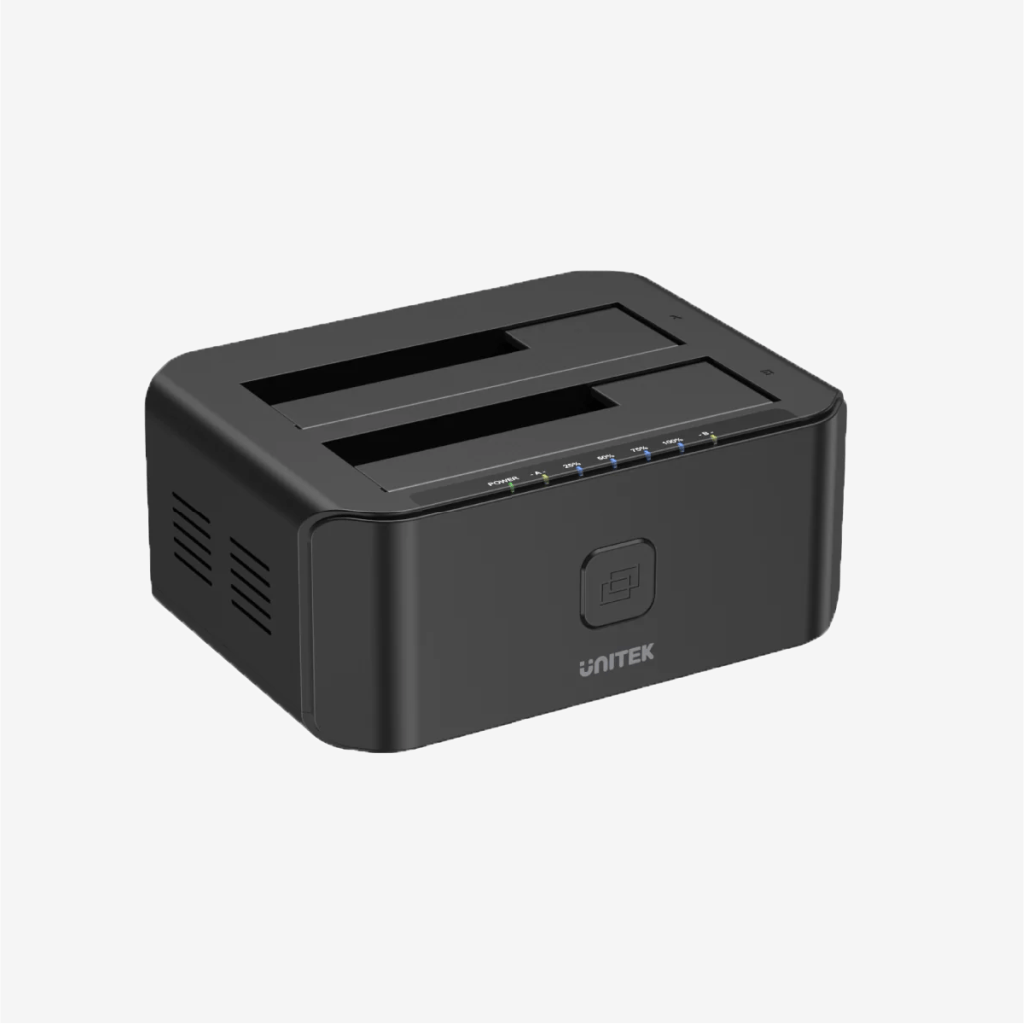 [Y-3032] Unitek Dual Bay SSD / HDD Docking Station with UASP & Offline Clone