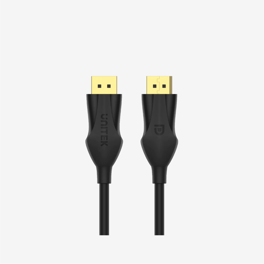 [C1624BK-2M] Unitek 8K DisplayPort 1.4 Cable 2M (8K @60Hz, 4K @144Hz, 1440p @240Hz)