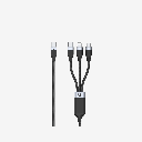 Unitek 3-in-1 Multi Fast Charging Cable 1.5M (USB-C to USB-C/MicroUSB/Lightning)
