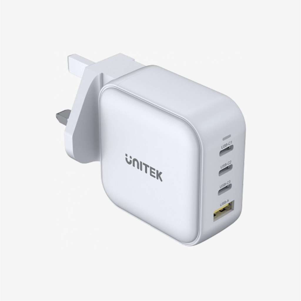 Unitek GaN 4 Ports PD 100W Fast Charger Travel Adapter