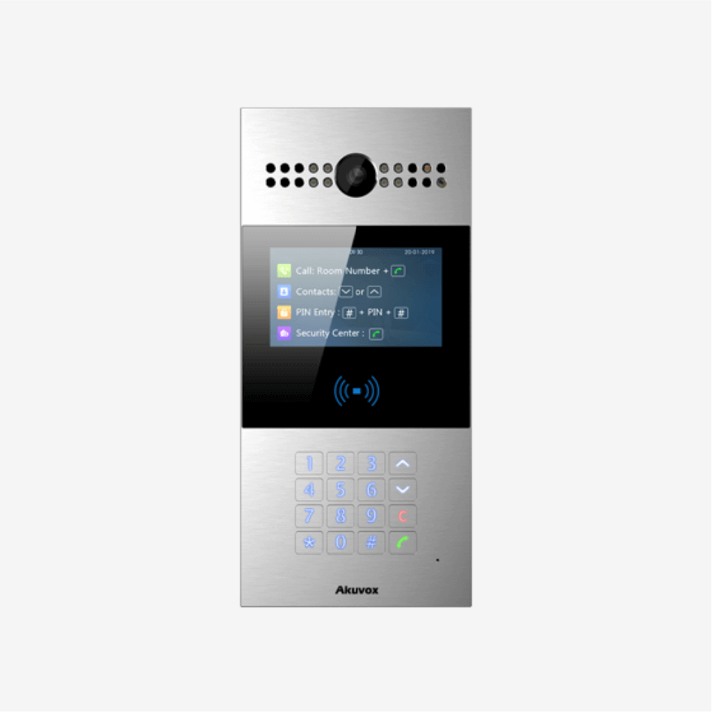 Akuvox - SIP video doorphone with a numeric keypad