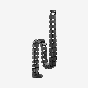 Equip - SPINE CABLE ORGANIZER, BLACK