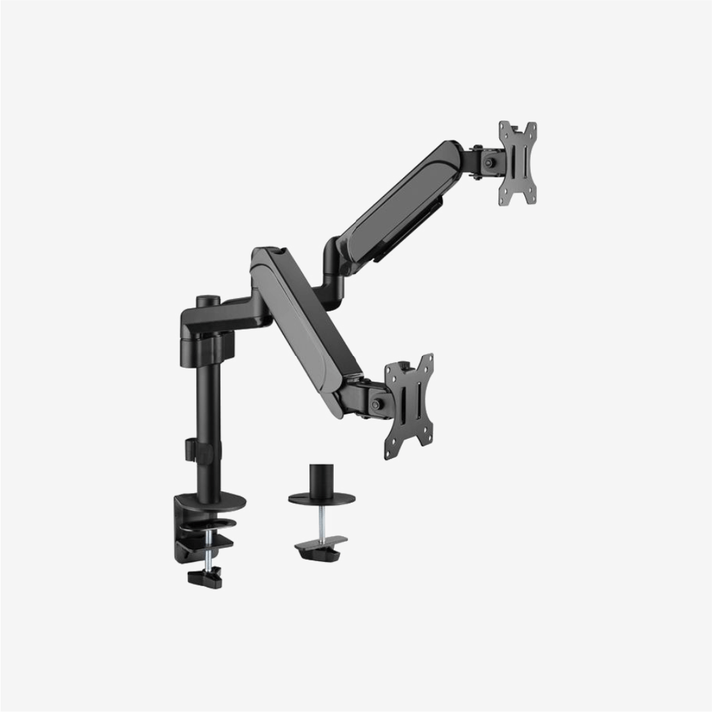 Equip - 17"-32" DUAL MONITOR DESK MOUNT BRACKET