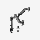 Equip - 17"-32" DUAL MONITOR DESK MOUNT BRACKET