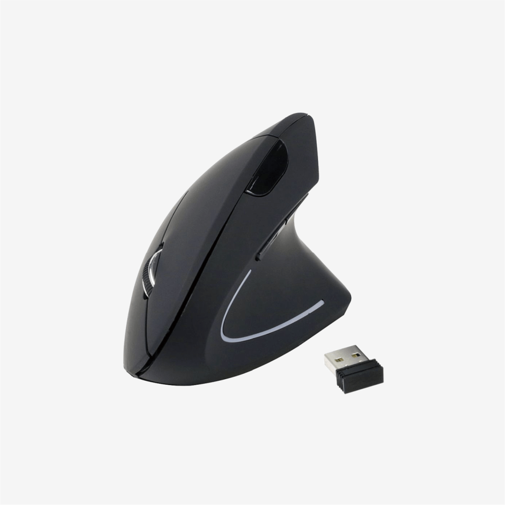 Equip - ERGONOMIC WIRELESS MOUSE, BLACK