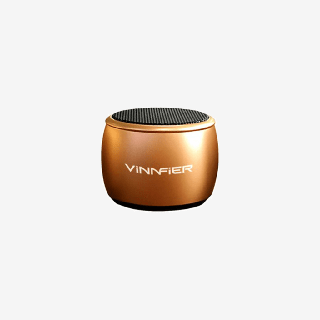 [ATOM MINI DUO-GOLD] Vinnfier 3W Bluetooth Mini Portable Wireless Speaker Gold