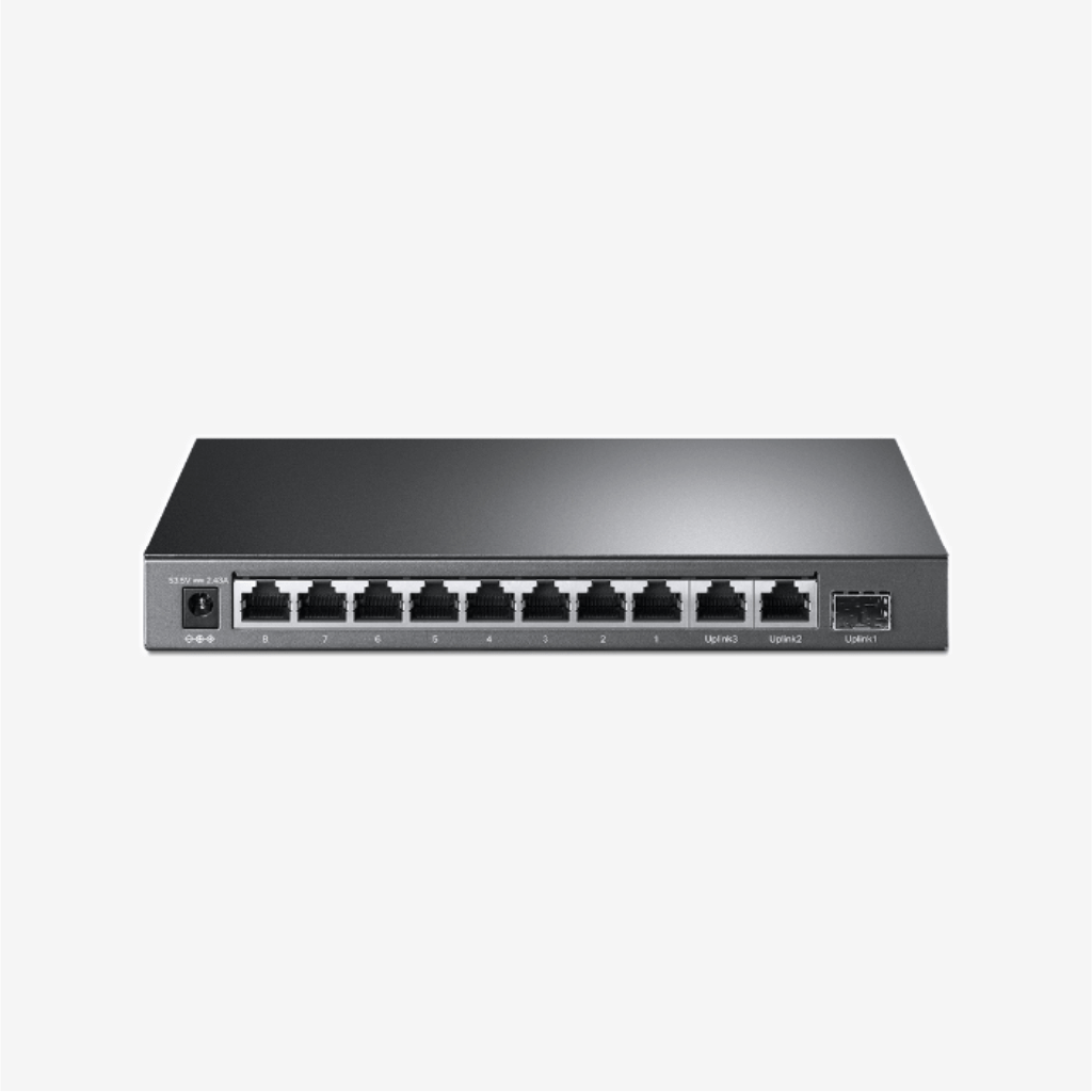 TP-Link Professional PoE+ 8-Port (3-Port Gigabit) Unmanaged Network Switch