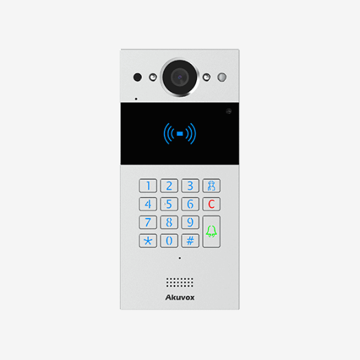 Akuvox - Slim SIP Intercom with Keypad and RF card reader with Onwall Bracket