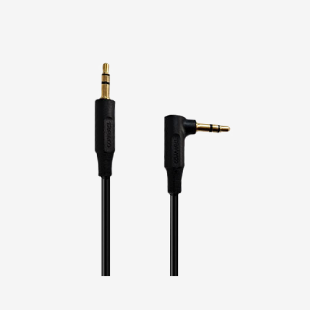 Tranyoo 3.5mm AUX Male to Male Angled Audio Cable 1.5m
