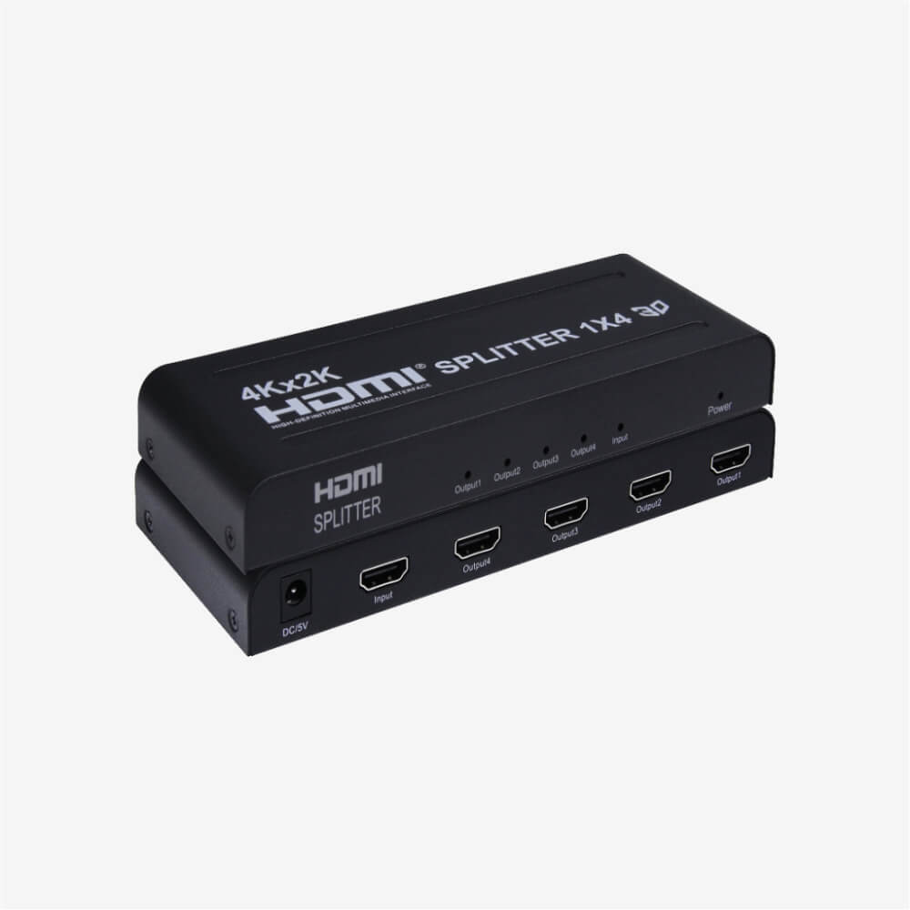 HDMI 4 Port Splitter 4K 3D 1x4 High Quality Video Distributor