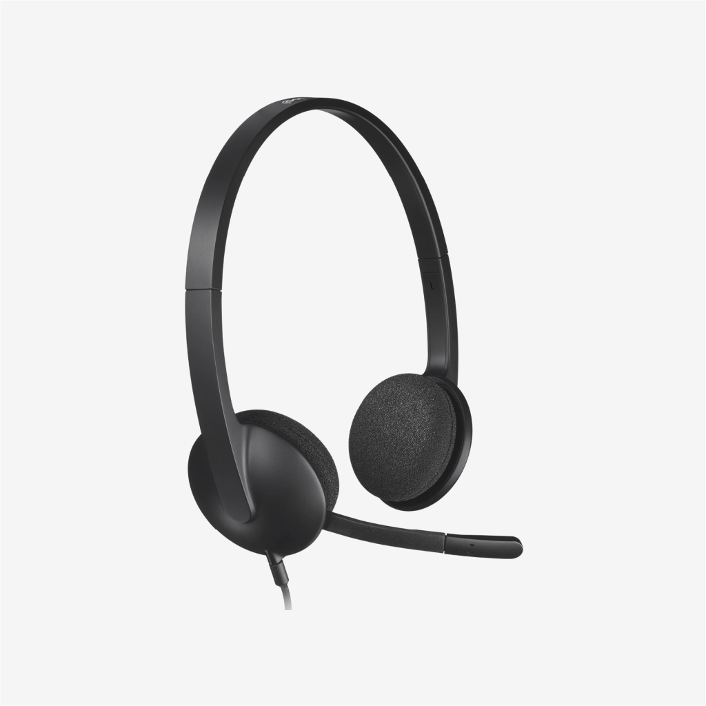 [H340] Logitech H340 USB Noise Canceling Stereo Headphone