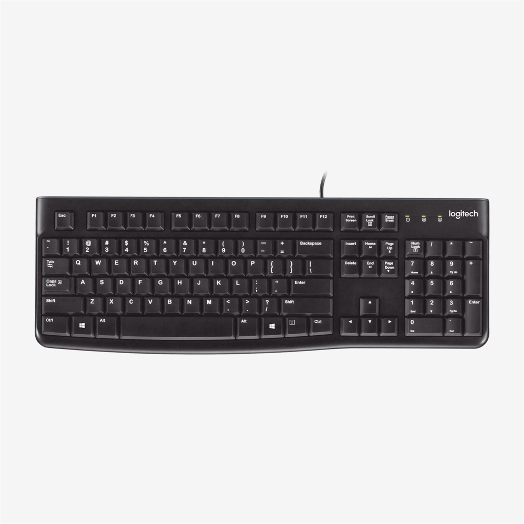 [K120] Logitech K120 USB Standard Computer Keyboard