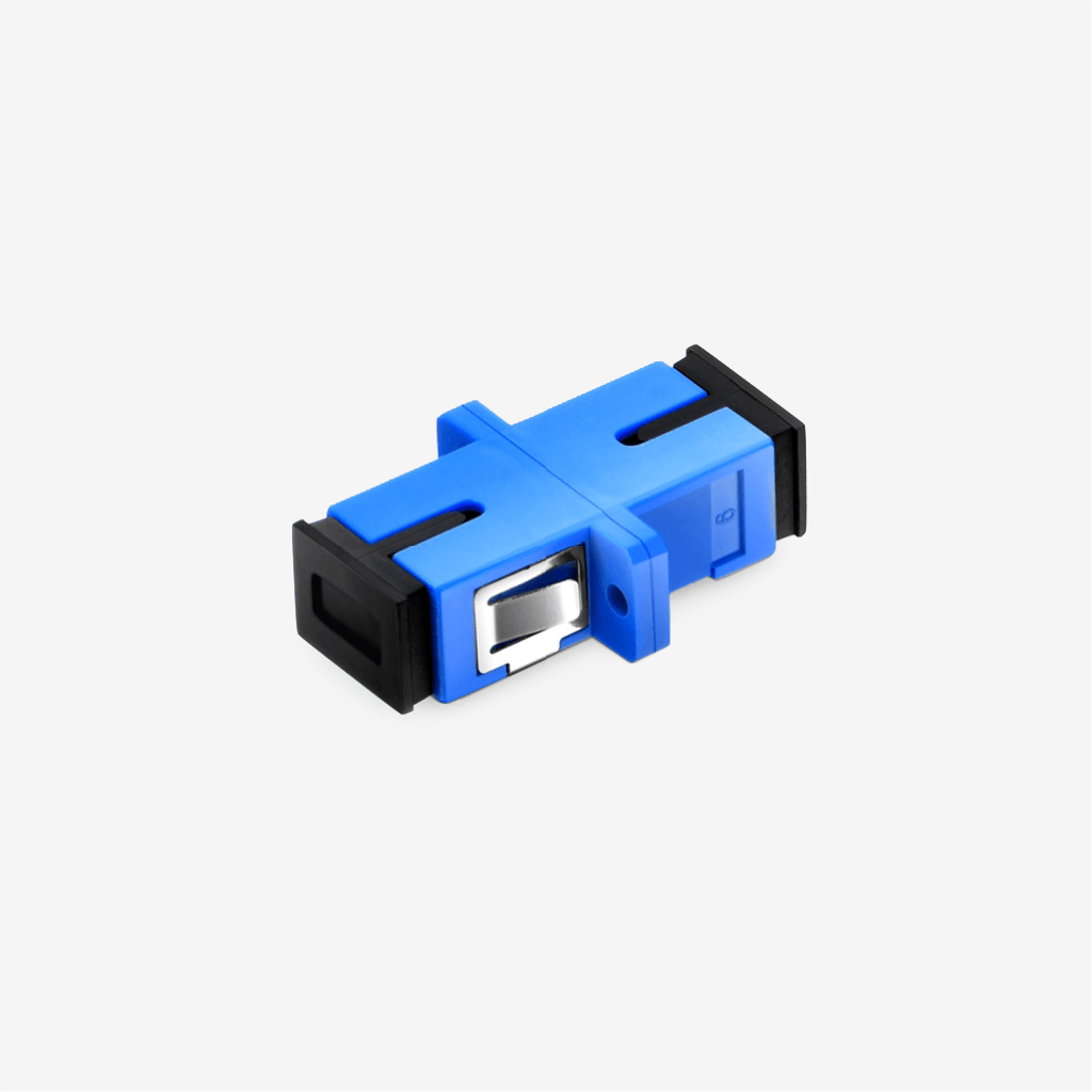Sopto - Adapter Simplex SC/SC Female to Female UPC SM Plastic shell with Ears with Spring strip