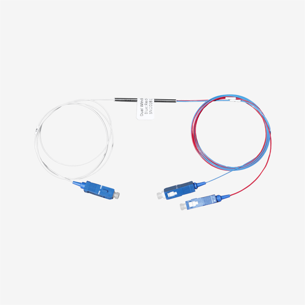 Sopto - Splitter PLC Type Steel Tube 1× 2 G.657.A1 0.9mm Diameter 1M Fiber Length Input SC/UPC Output SC/UPC
