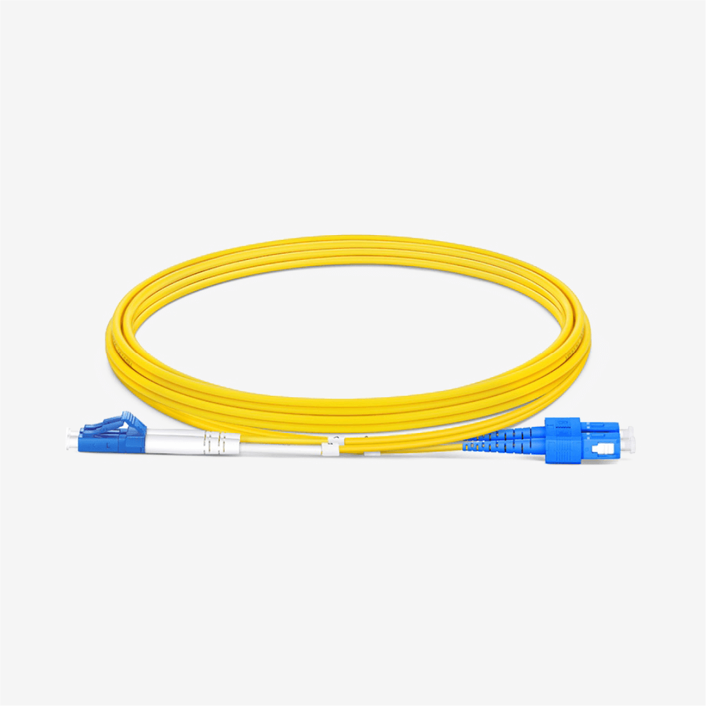 Sopto - Patch Cord Duplex 2× LC/UPC 2× SC/UPC G.652D 2.0mm 2M length PVC