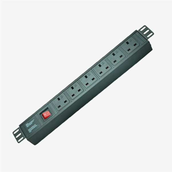 Bolein PDU UK 19" 1.5U 6 Way