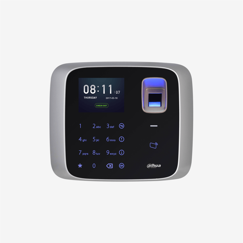 [DHI-ASA2212A] Dahua Standalone Time Attendance with Keypad, MIFARE & Fingerprint Reader