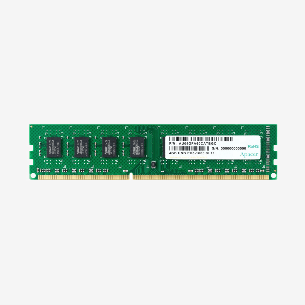 [APC-RAM-DDR3-4GB] Apacer 4GB DDR3 PC1600 Desktop RAM