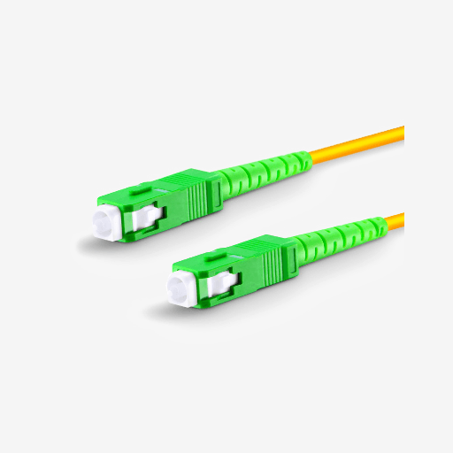 SC/APC to SC/APC Single Mode Simplex Fiber Patch Cord 3.0mm 3m