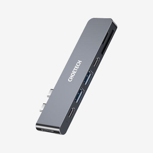 Choetech 7-in-1 Multifunctional USB Type C HUB for Apple MacBook