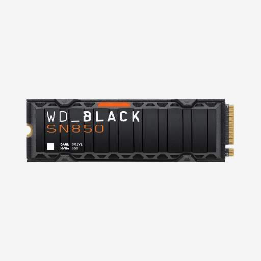 WD Black SN850 1TB M.2 NVMe (PCIe Gen4 x4) SSD (With Heatsink) Read 7000MB/s