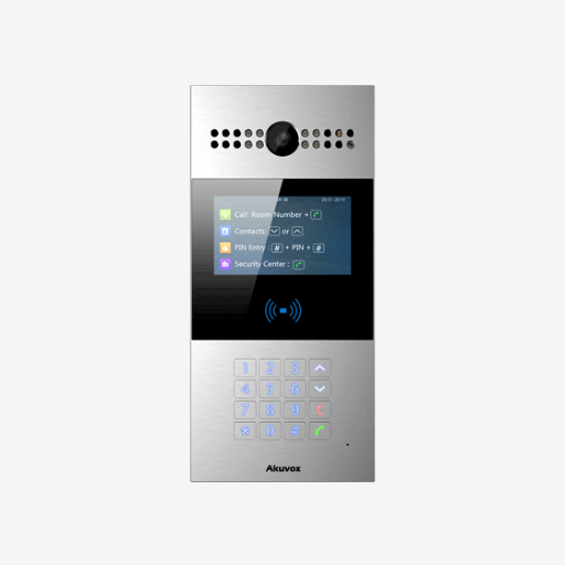 Akuvox - SIP video doorphone with a numeric keypad